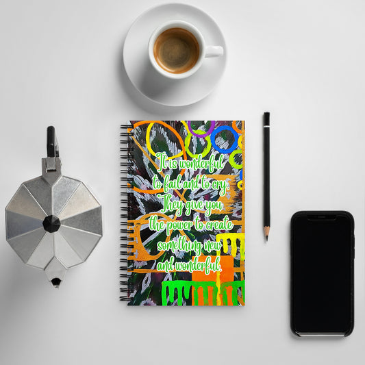 Encouragement Spiral Notebook Design 4 POSTCARD The DEEP Store Default Title