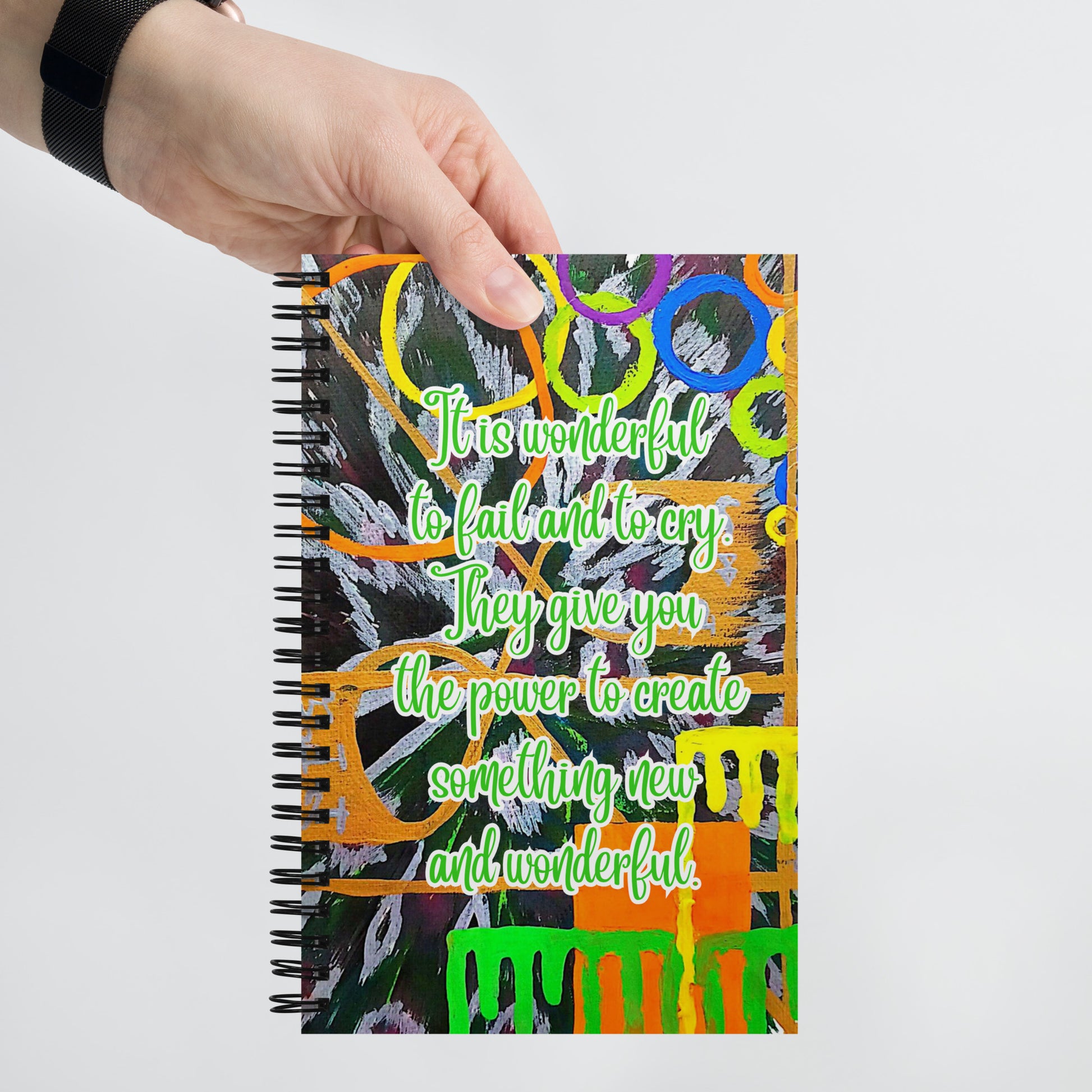 Encouragement Spiral Notebook Design 4 POSTCARD The DEEP Store