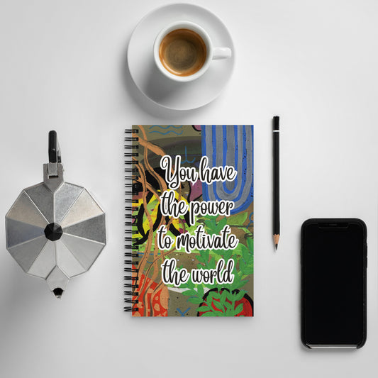 Encouragement Spiral Notebook Design 5 POSTCARD The DEEP Store Default Title