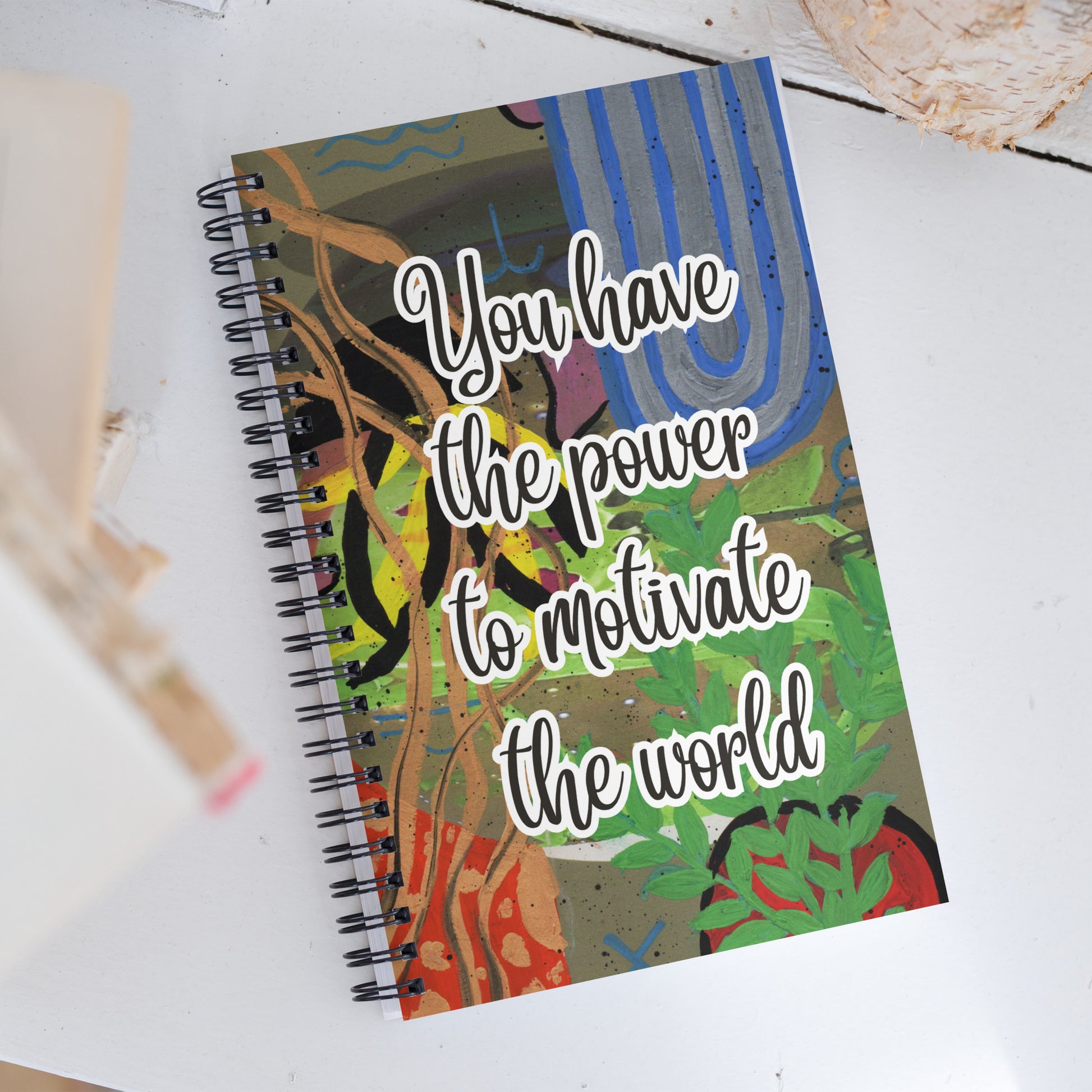 Encouragement Spiral Notebook Design 5 POSTCARD The DEEP Store
