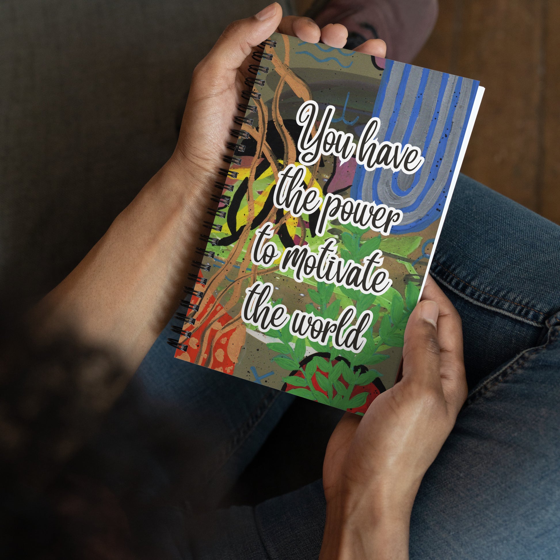 Encouragement Spiral Notebook Design 5 POSTCARD The DEEP Store