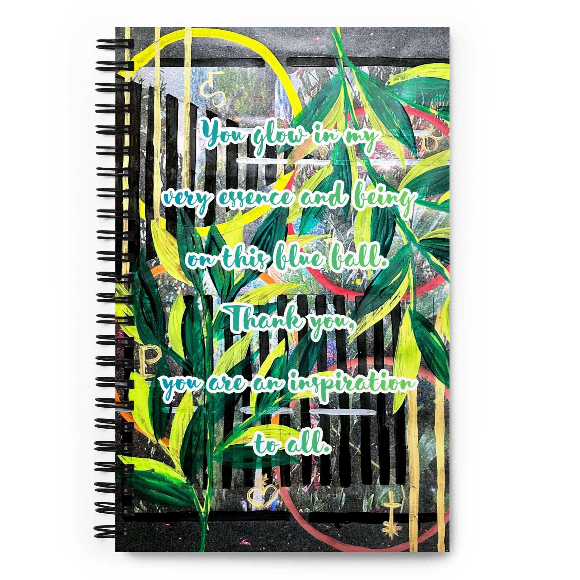 Thank You Spiral Notebook Design 4 POSTCARD The DEEP Store