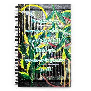 Thank You Spiral Notebook Design 4 POSTCARD The DEEP Store