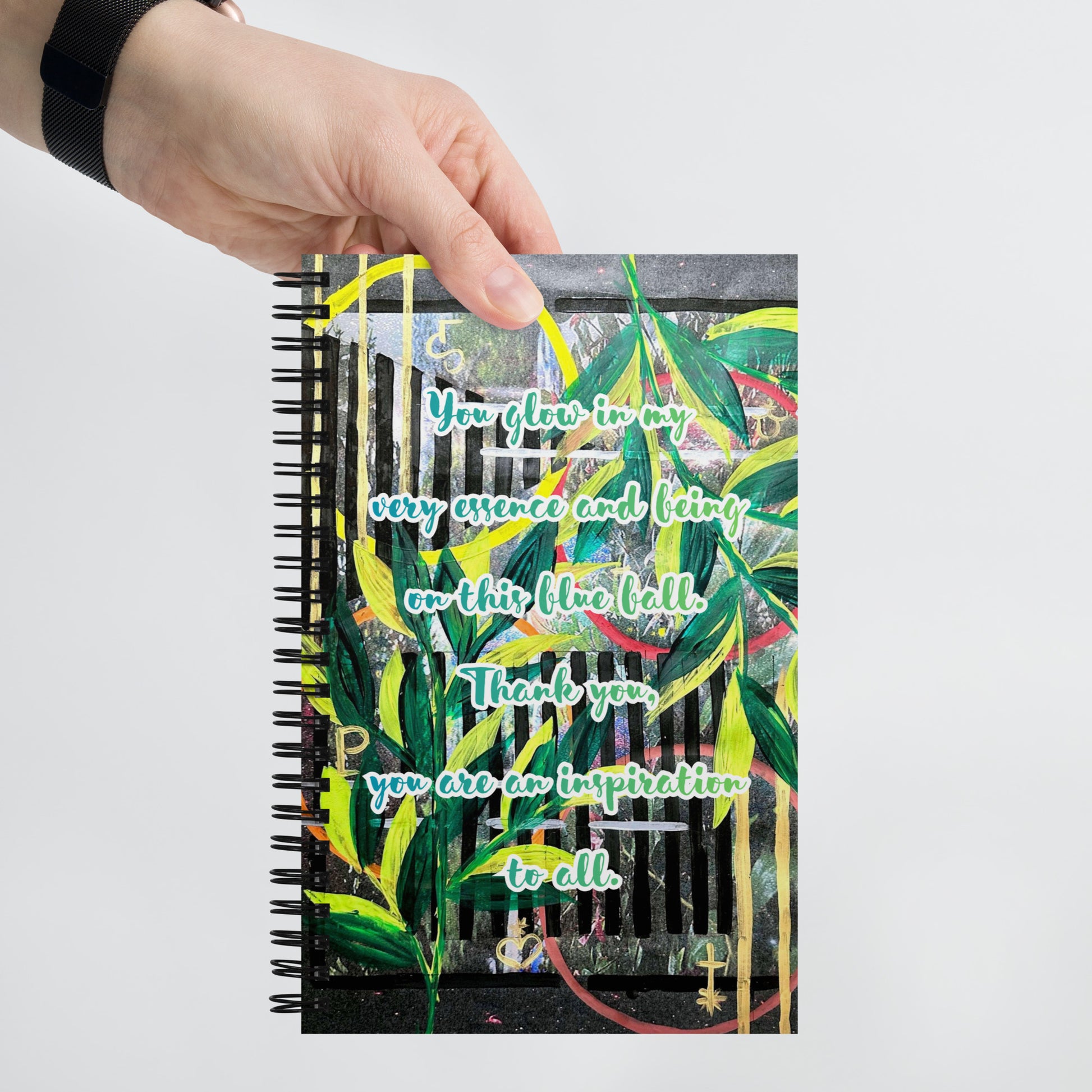 Thank You Spiral Notebook Design 4 POSTCARD The DEEP Store