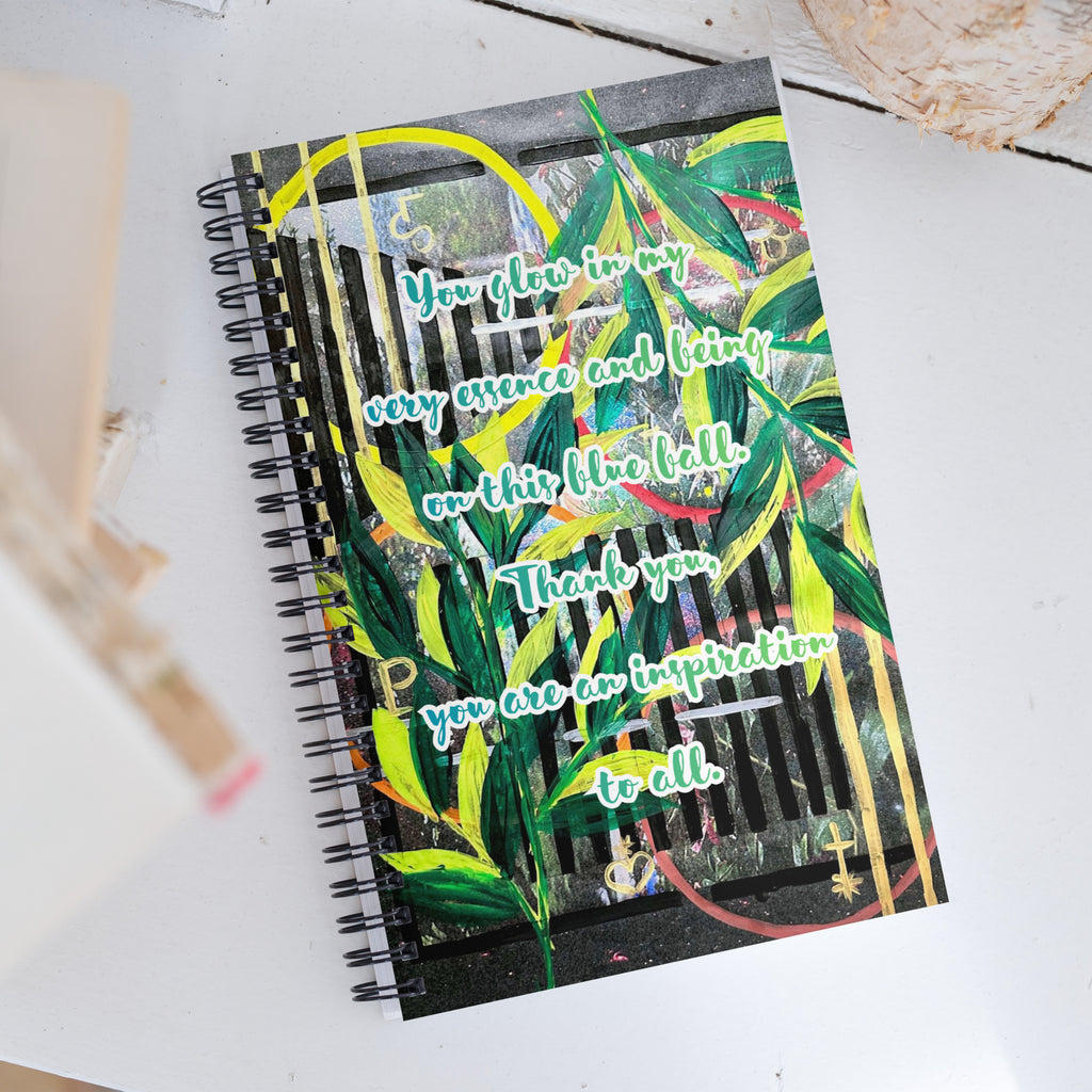 Thank You Spiral Notebook Design 4 POSTCARD The DEEP Store