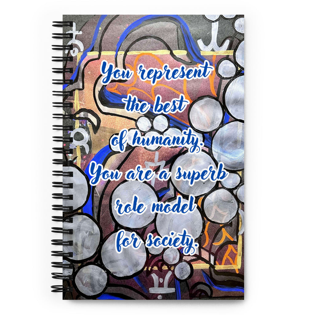 Thank You Spiral Notebook Design 5 POSTCARD The DEEP Store