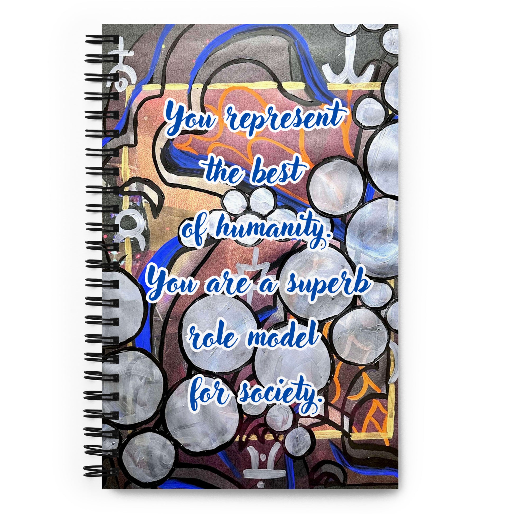 Thank You Spiral Notebook Design 5 POSTCARD The DEEP Store