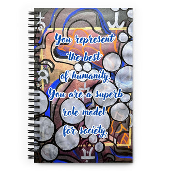 Thank You Spiral Notebook Design 5 POSTCARD The DEEP Store