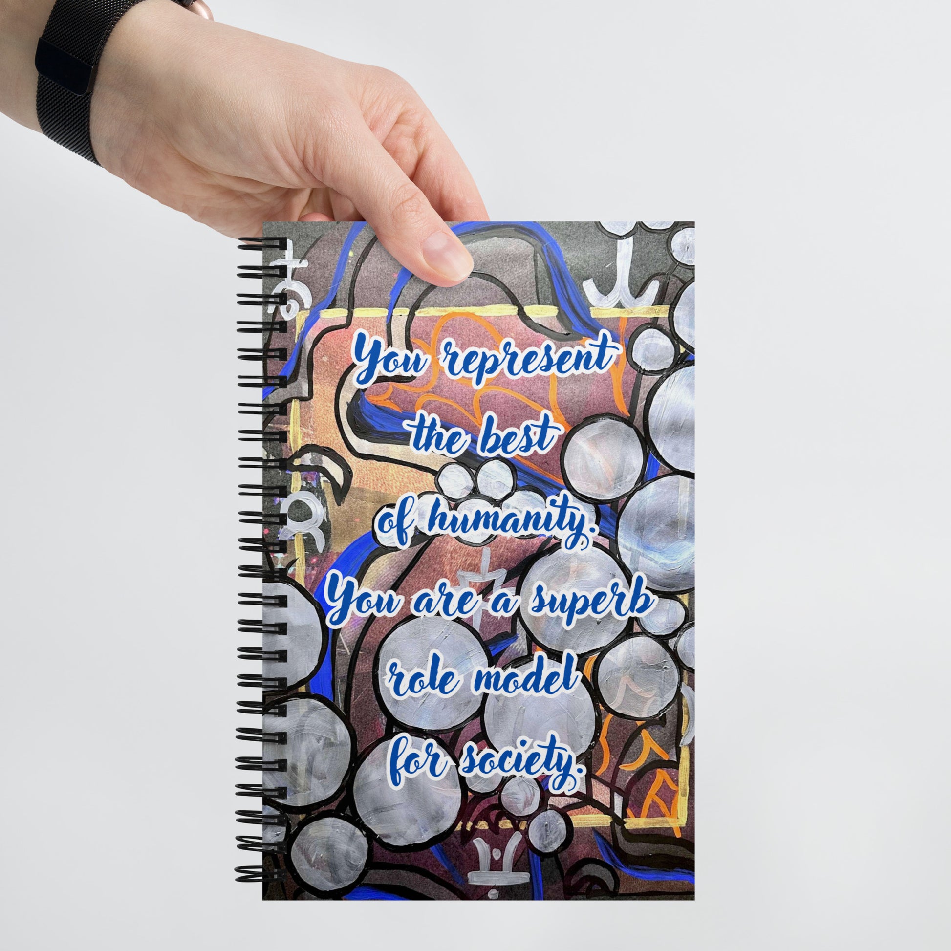 Thank You Spiral Notebook Design 5 POSTCARD The DEEP Store