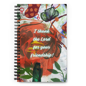 Friendship Spiral Notebook Design 1 POSTCARD The DEEP Store