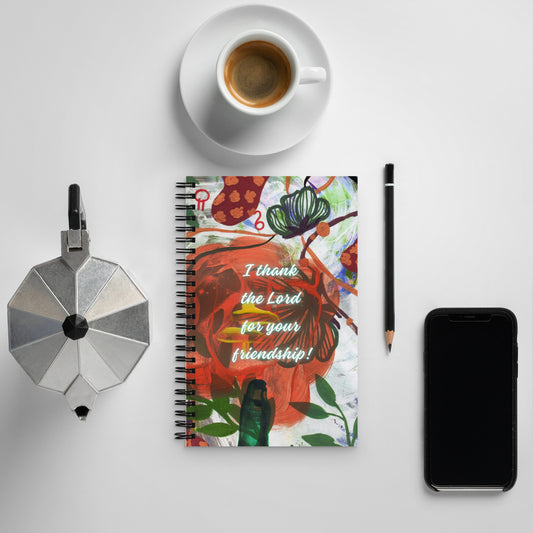 Friendship Spiral Notebook Design 1 POSTCARD The DEEP Store Default Title