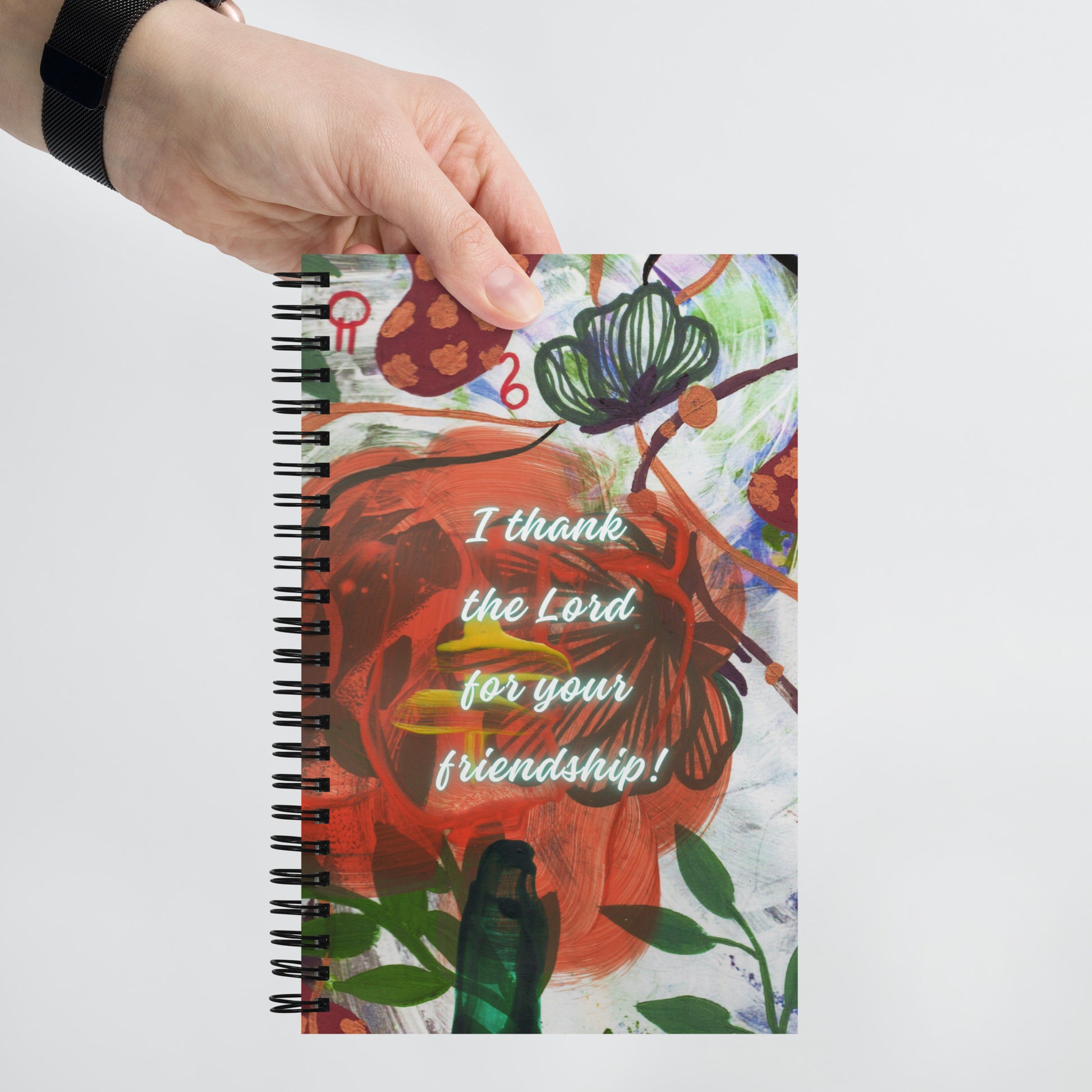 Friendship Spiral Notebook Design 1 POSTCARD The DEEP Store