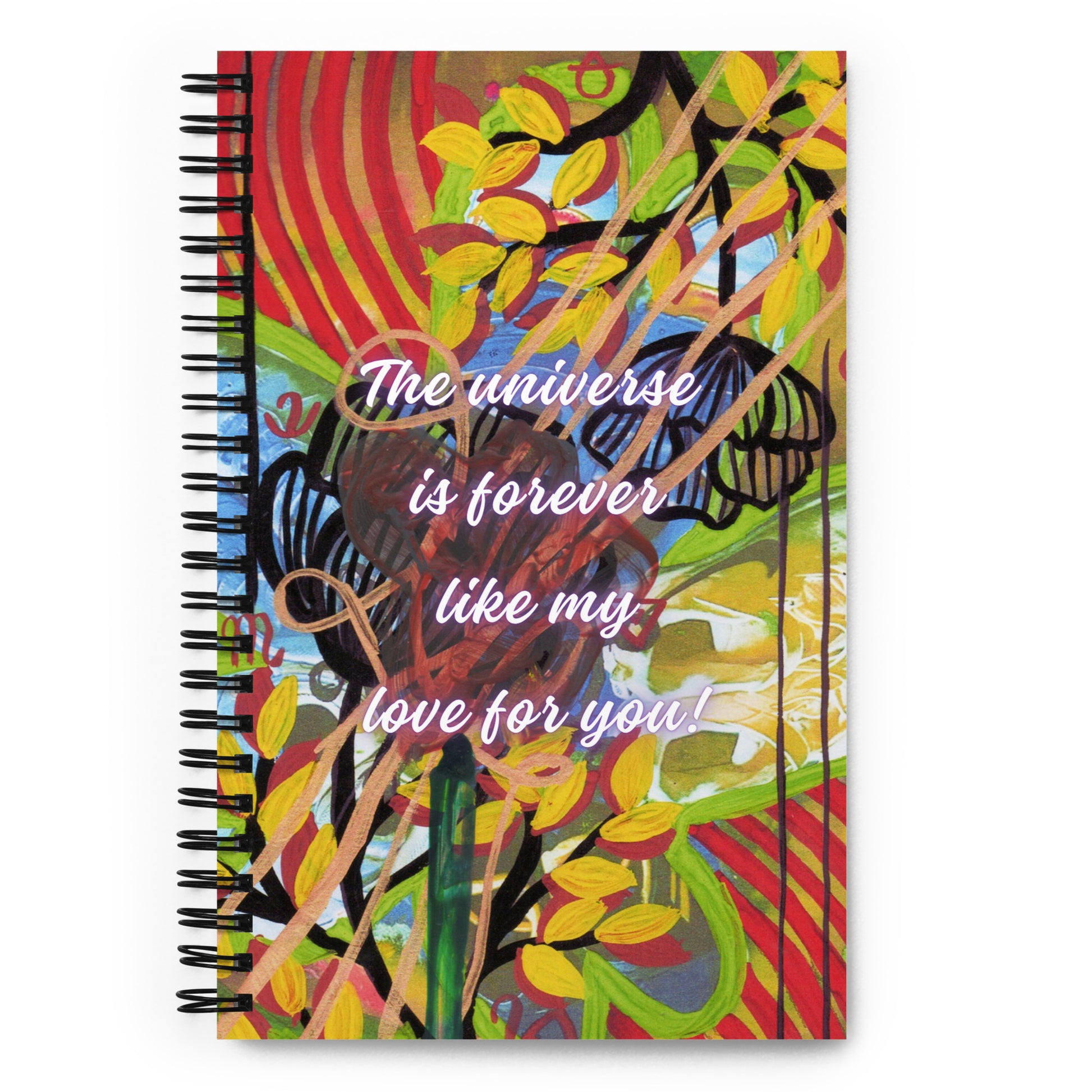 Friendship Spiral Notebook Design 2 POSTCARD The DEEP Store