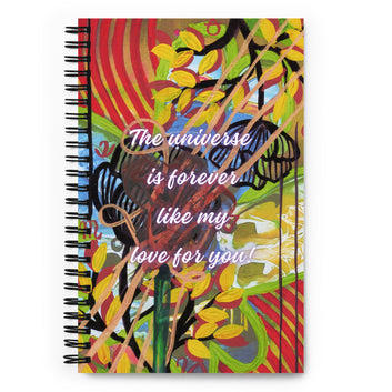 Friendship Spiral Notebook Design 2 POSTCARD The DEEP Store