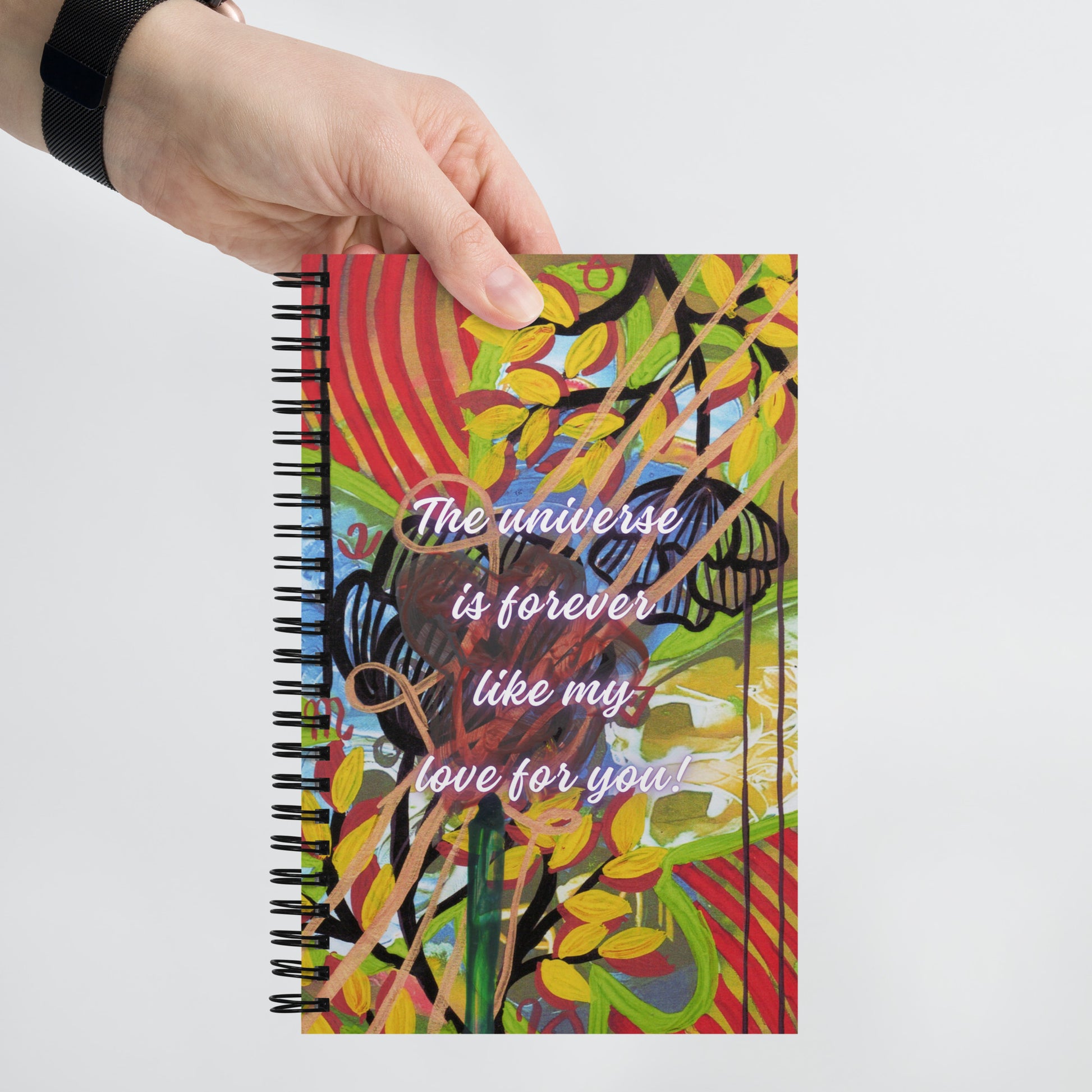 Friendship Spiral Notebook Design 2 POSTCARD The DEEP Store
