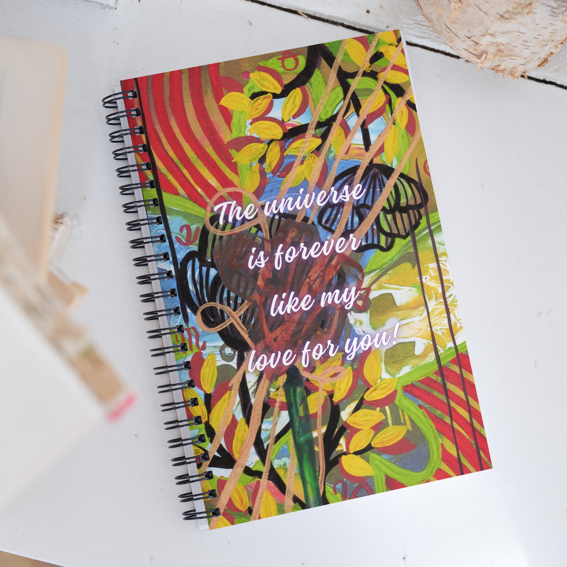 Friendship Spiral Notebook Design 2 POSTCARD The DEEP Store