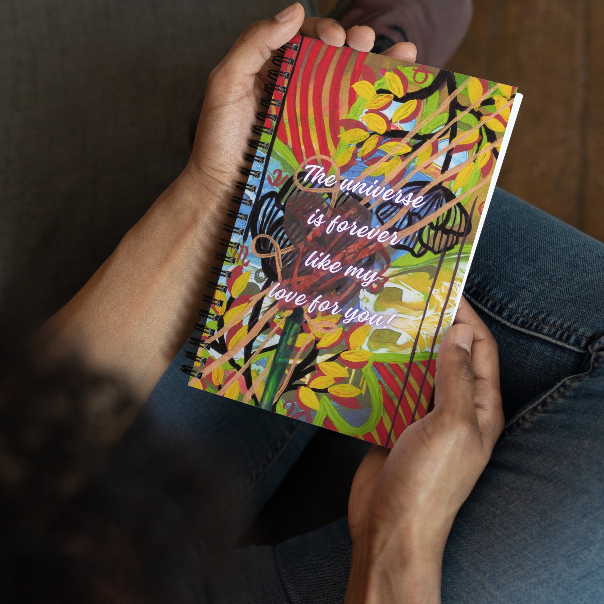 Friendship Spiral Notebook Design 2 POSTCARD The DEEP Store