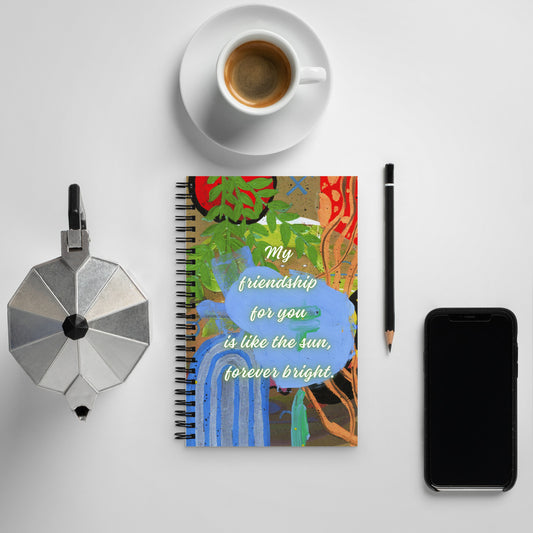 Friendship Spiral Notebook Design 4 POSTCARD The DEEP Store Default Title