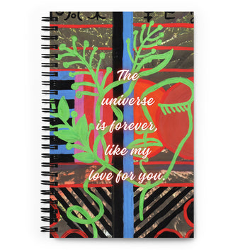 Friendship Spiral Notebook Design 5 POSTCARD The DEEP Store