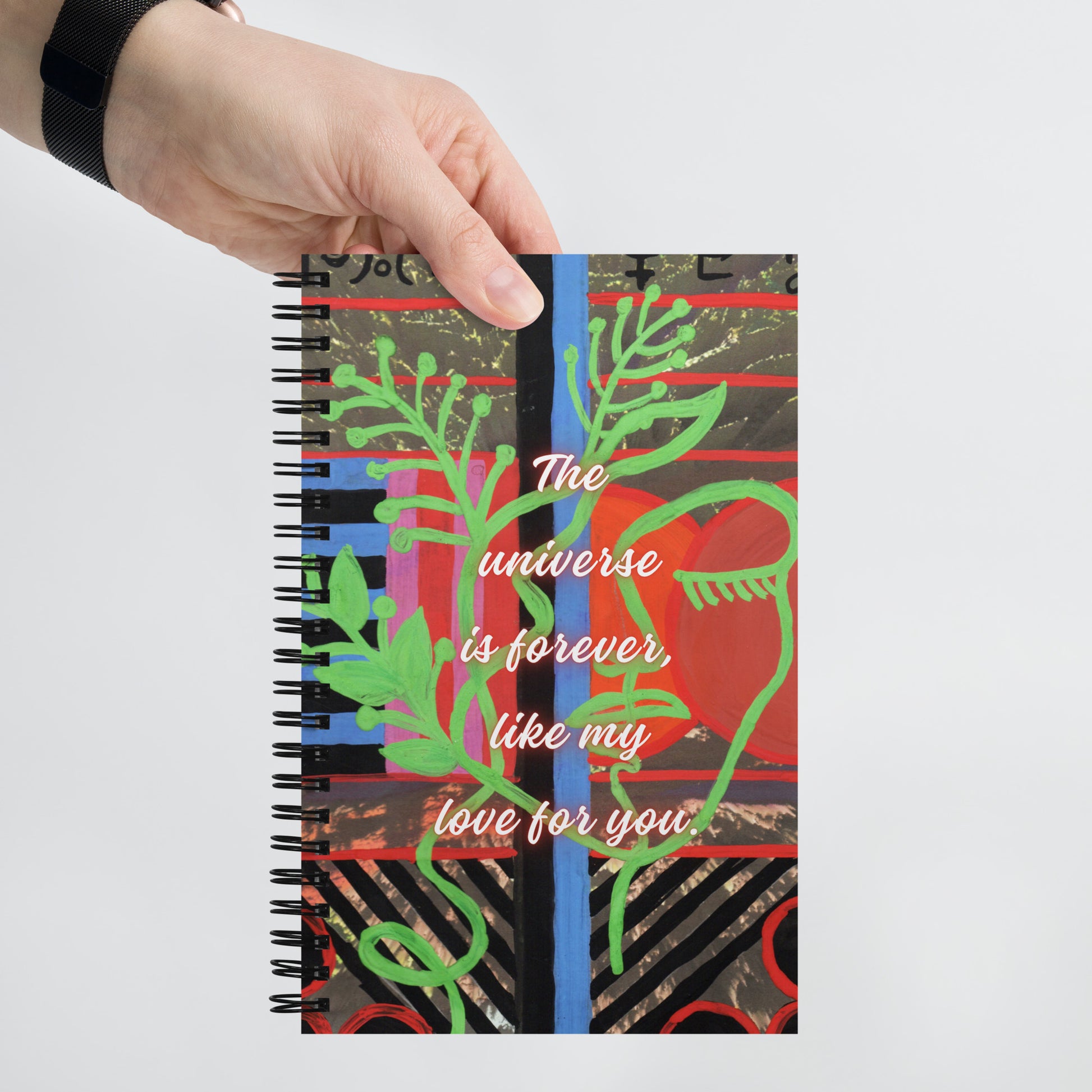 Friendship Spiral Notebook Design 5 POSTCARD The DEEP Store