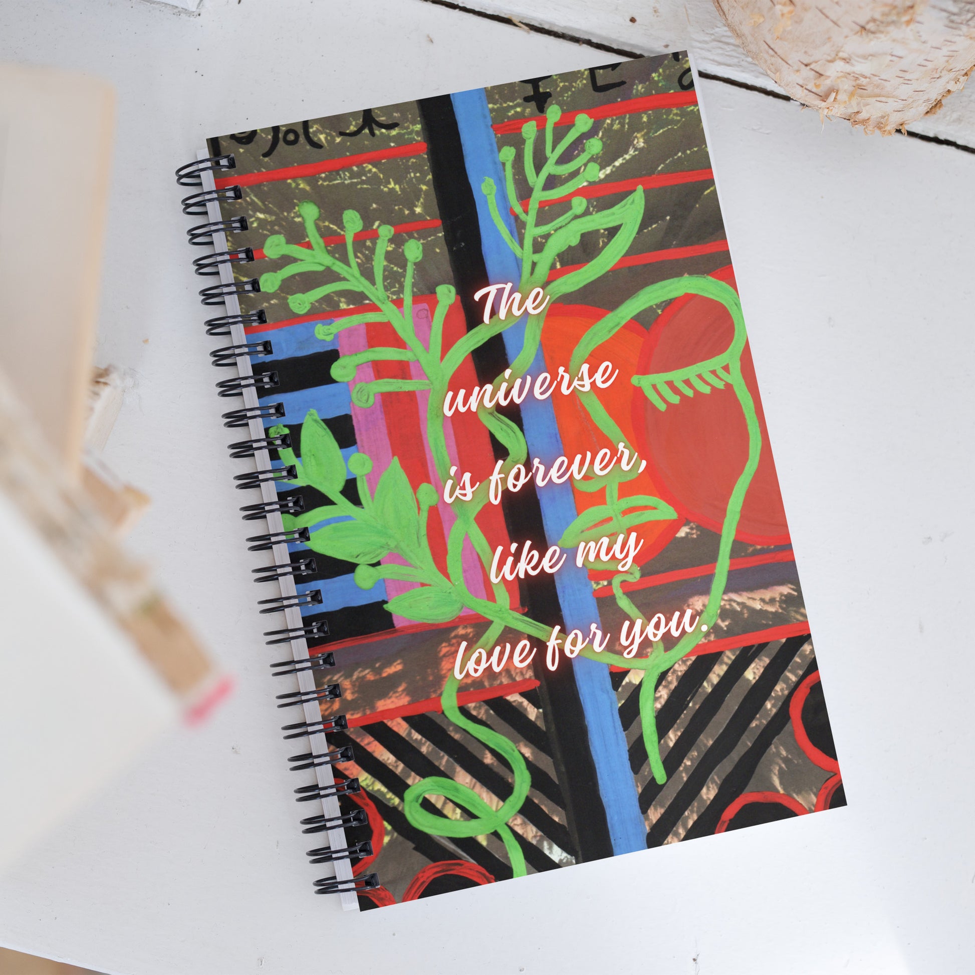 Friendship Spiral Notebook Design 5 POSTCARD The DEEP Store