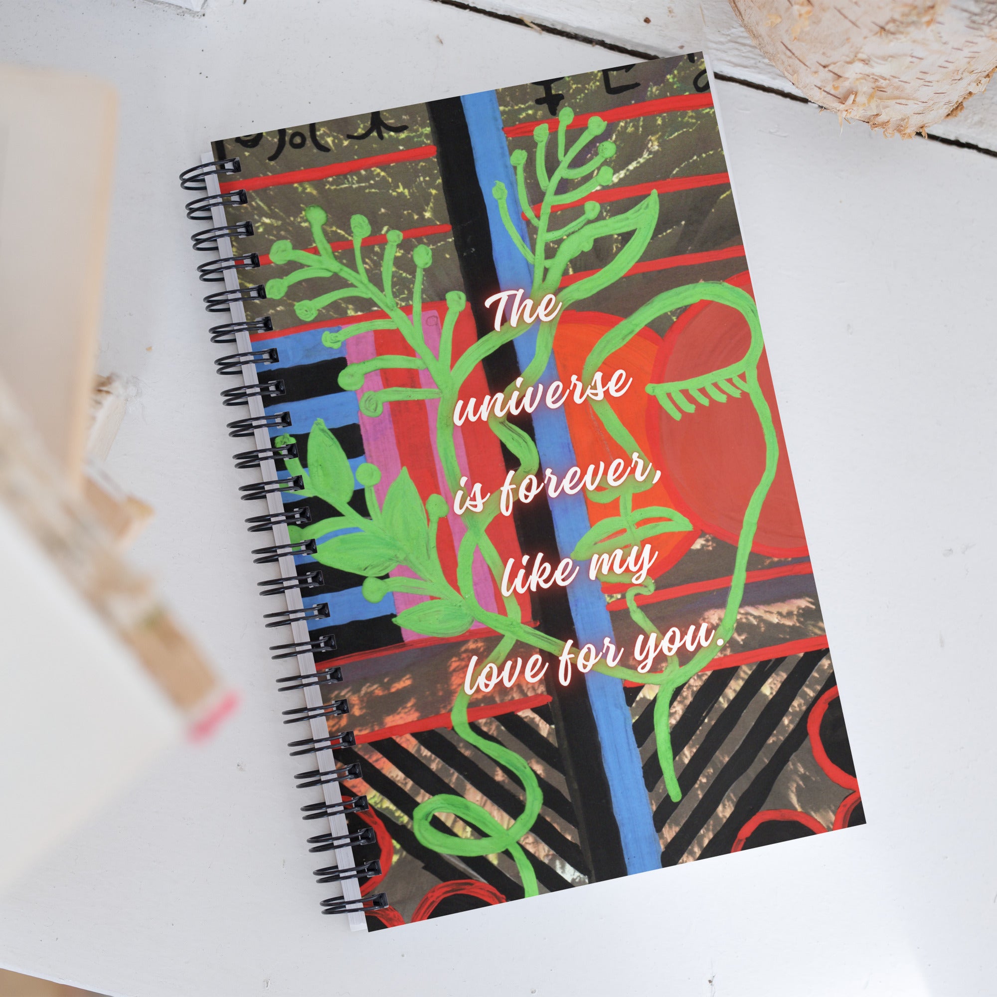 Friendship Spiral Notebook Design 5 POSTCARD The DEEP Store