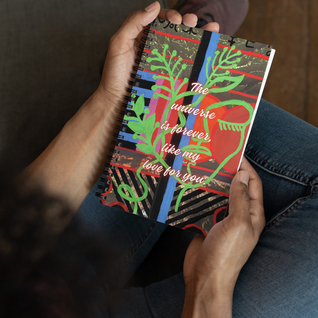 Friendship Spiral Notebook Design 5 POSTCARD The DEEP Store