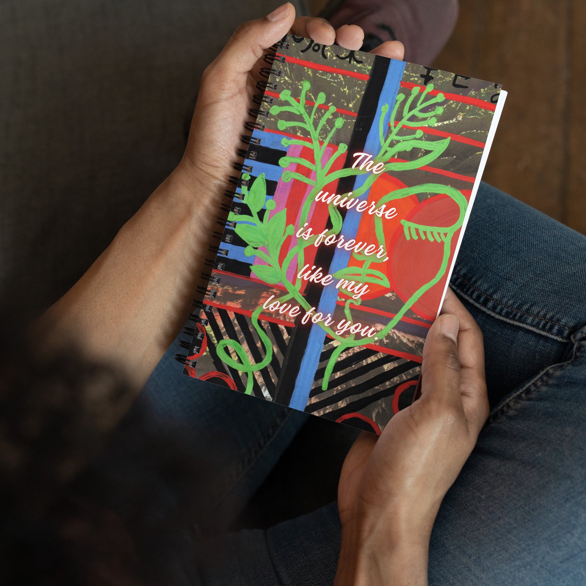 Friendship Spiral Notebook Design 5 POSTCARD The DEEP Store