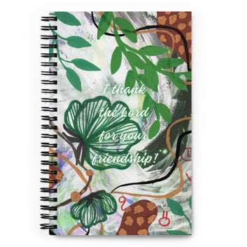 Friendship Spiral Notebook Design 6 POSTCARD The DEEP Store