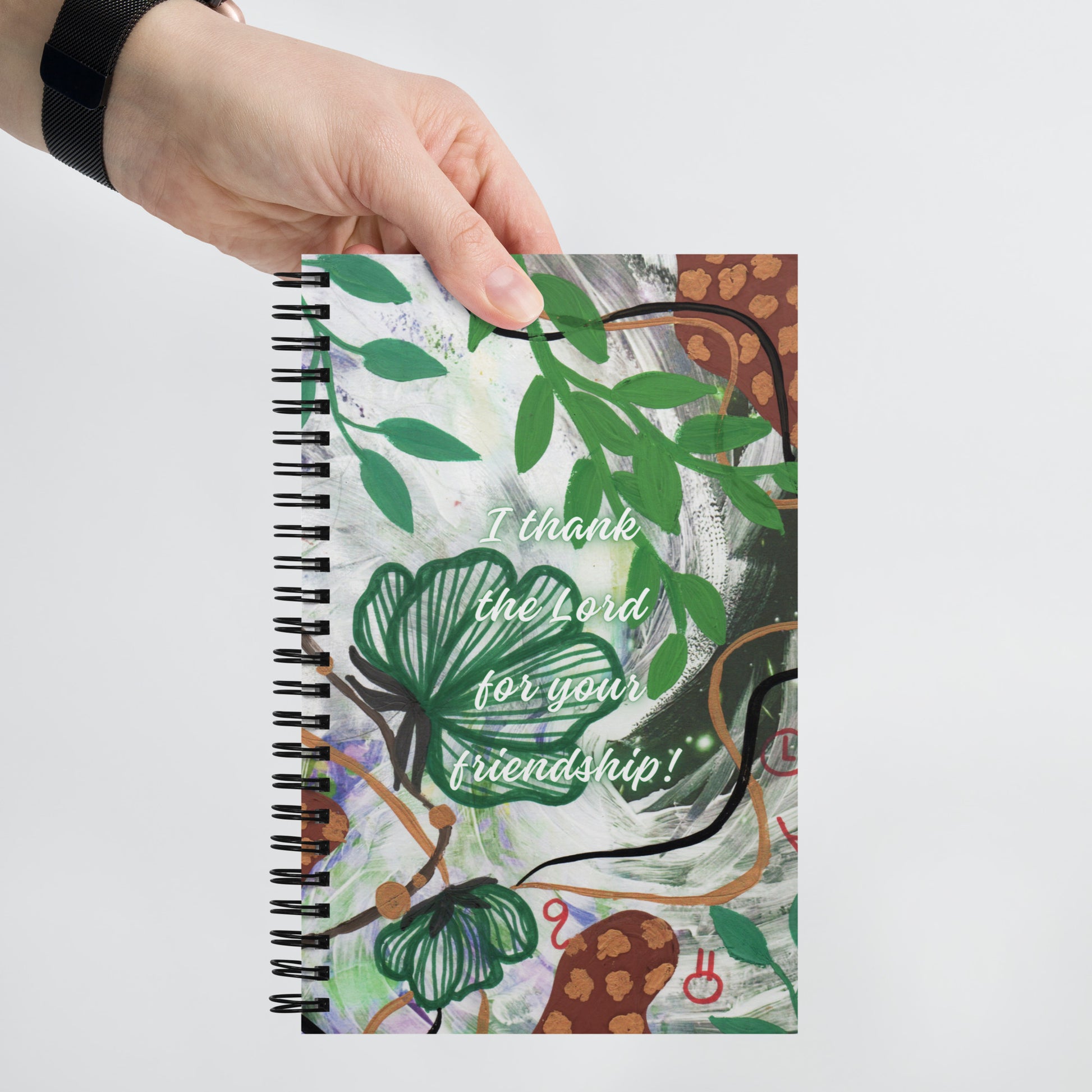 Friendship Spiral Notebook Design 6 POSTCARD The DEEP Store