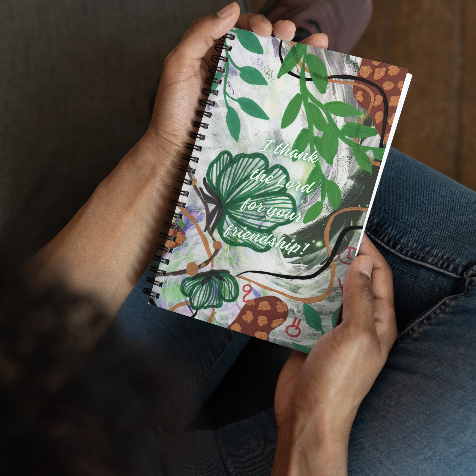 Friendship Spiral Notebook Design 6 POSTCARD The DEEP Store