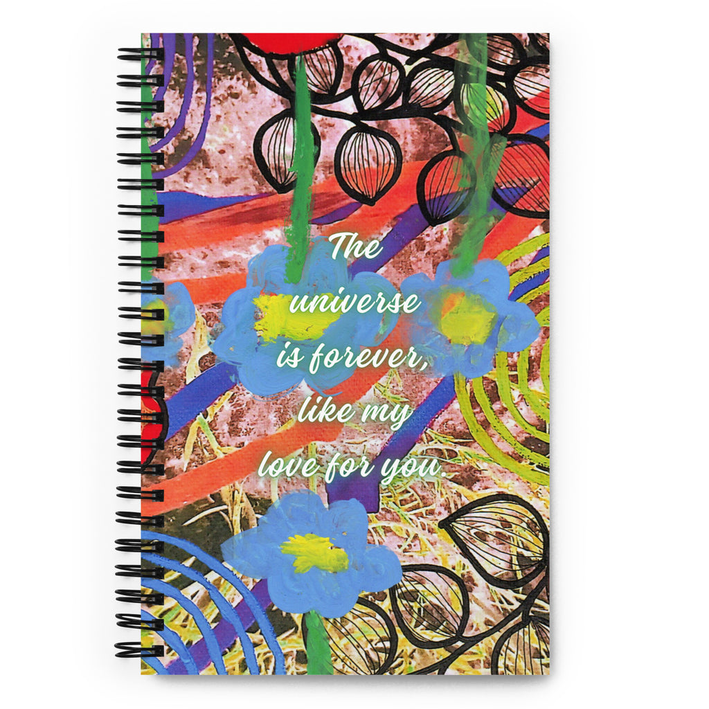 Friendship Spiral Notebook Design 7 POSTCARD The DEEP Store