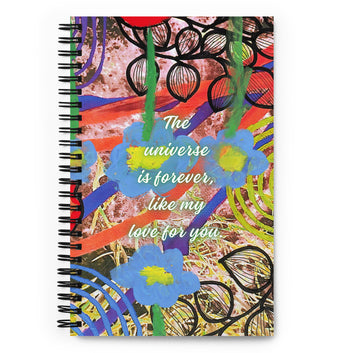Friendship Spiral Notebook Design 7 POSTCARD The DEEP Store