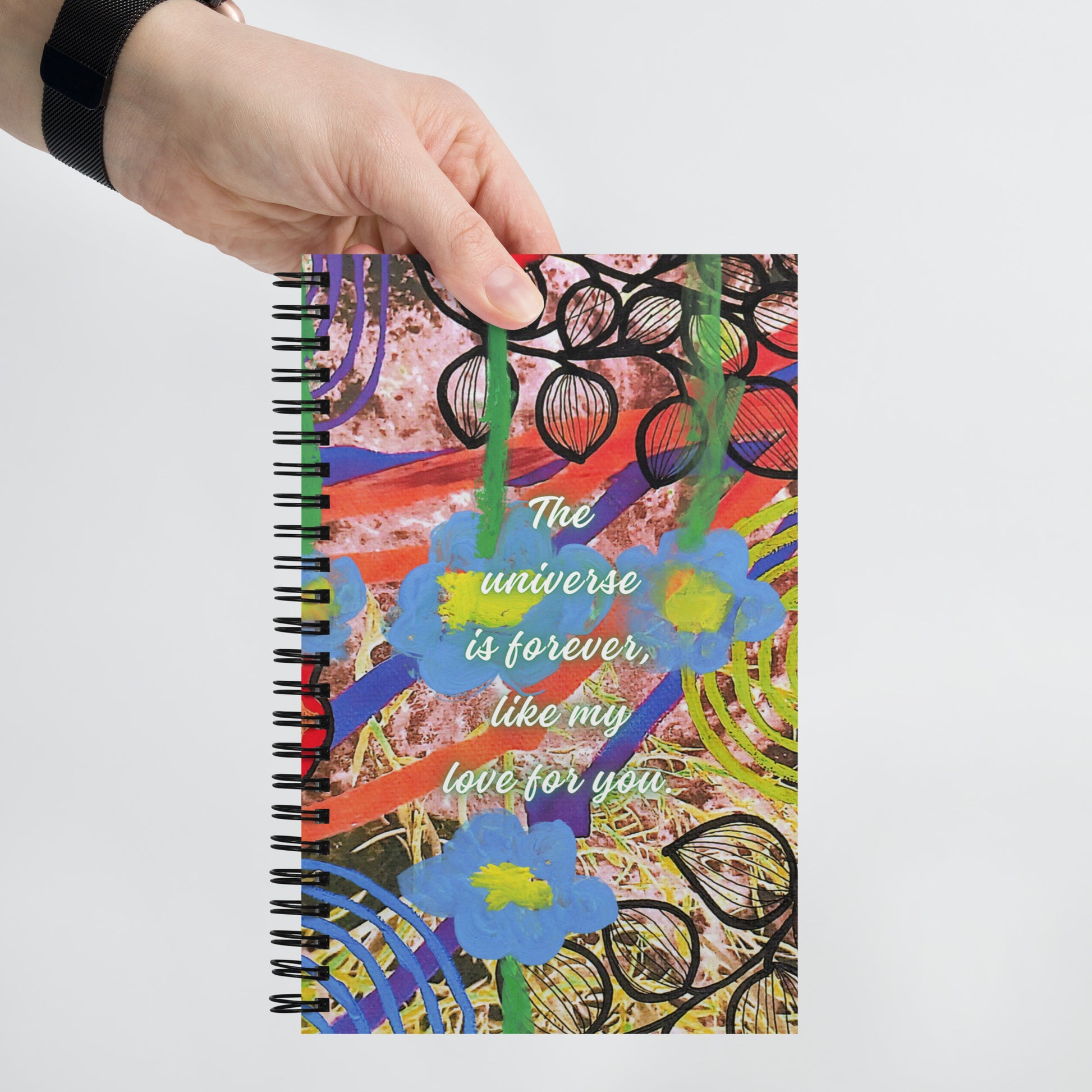 Friendship Spiral Notebook Design 7 POSTCARD The DEEP Store
