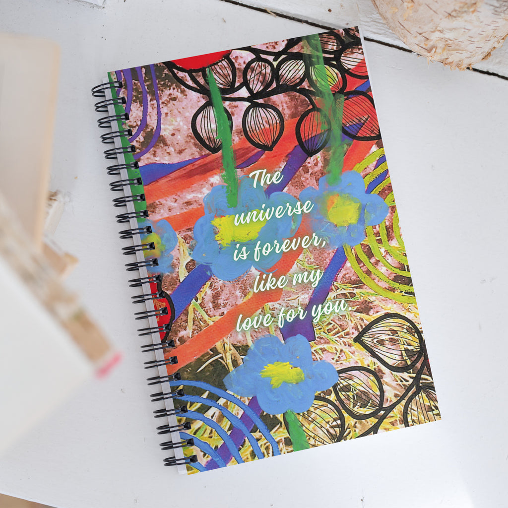 Friendship Spiral Notebook Design 7 POSTCARD The DEEP Store