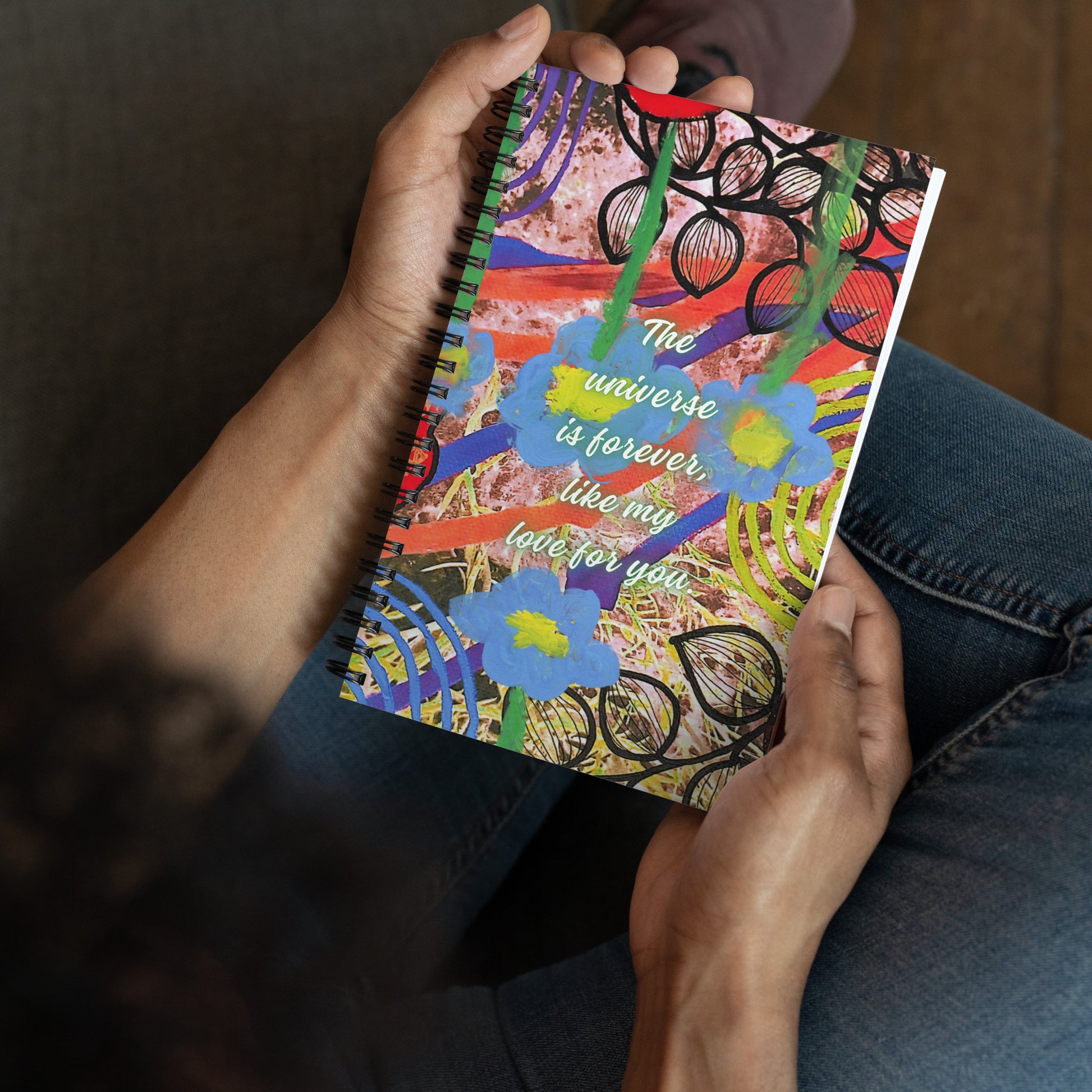 Friendship Spiral Notebook Design 7 POSTCARD The DEEP Store