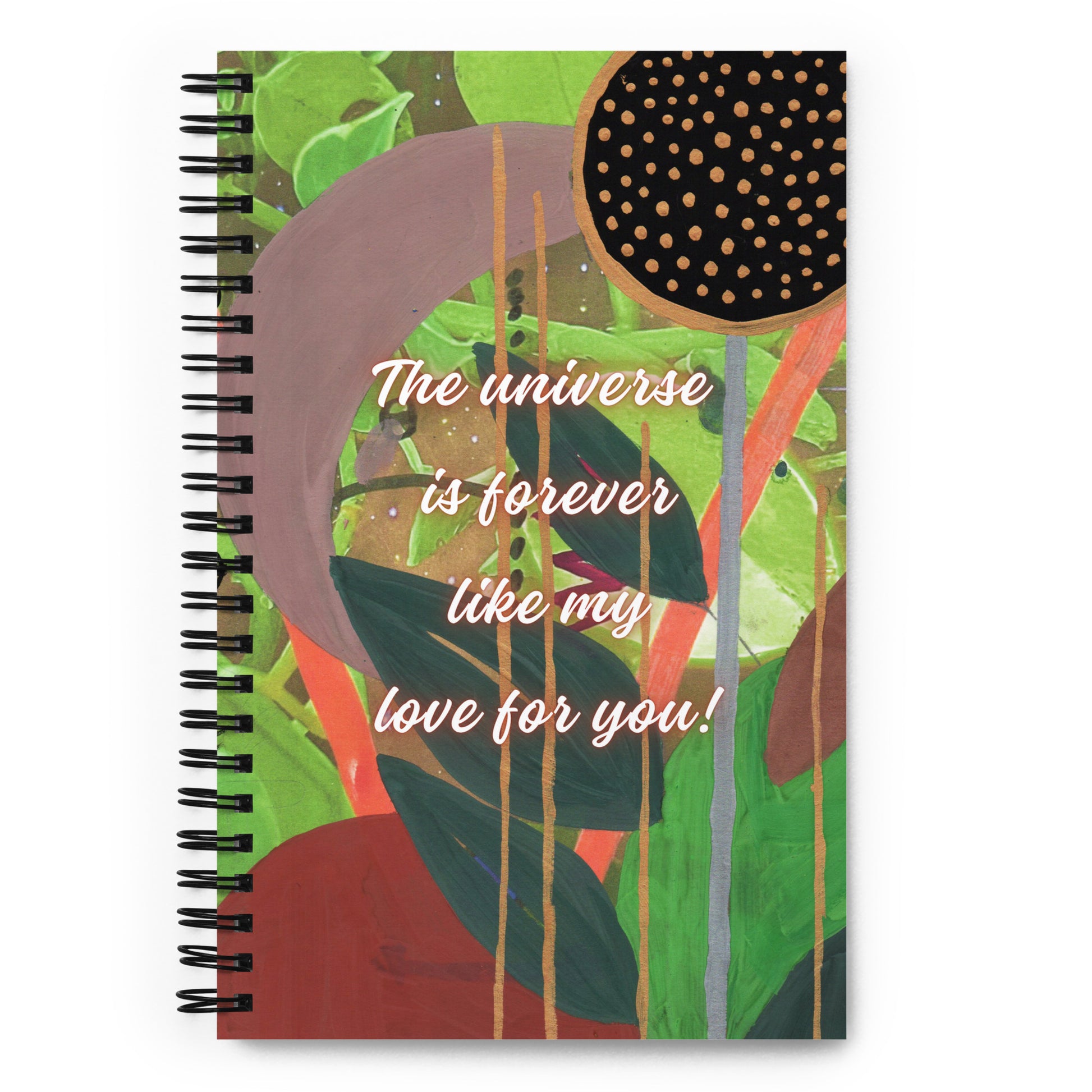 Friendship Spiral Notebook Design 9 POSTCARD The DEEP Store