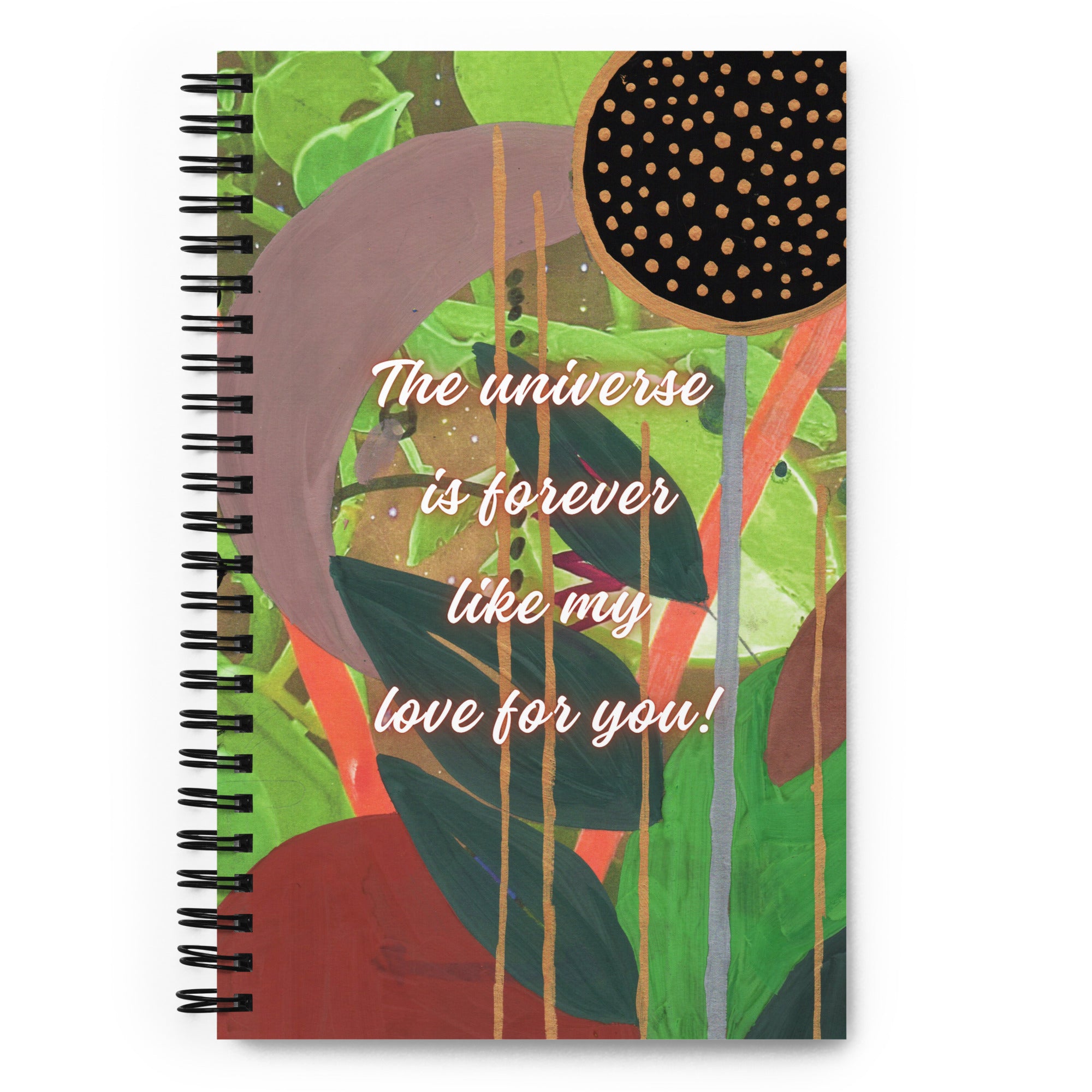 Friendship Spiral Notebook Design 9 POSTCARD The DEEP Store