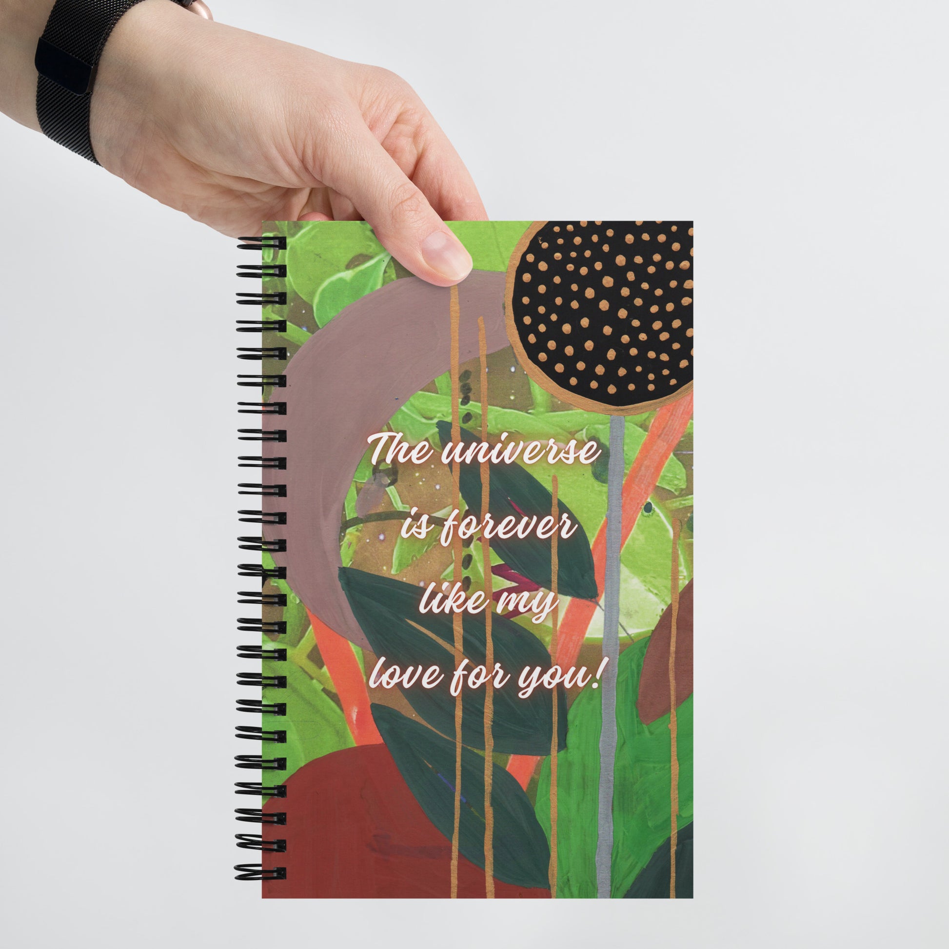 Friendship Spiral Notebook Design 9 POSTCARD The DEEP Store