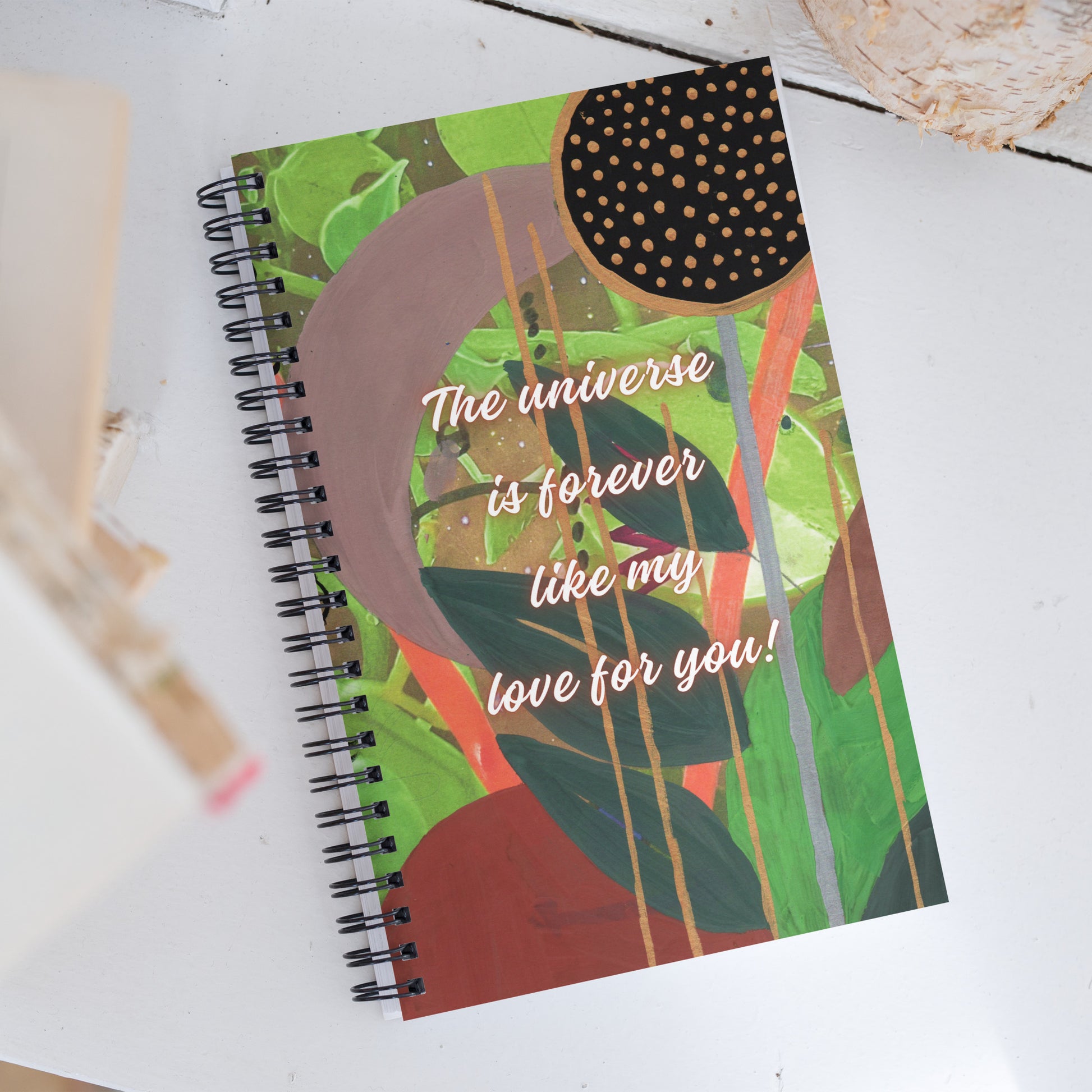 Friendship Spiral Notebook Design 9 POSTCARD The DEEP Store