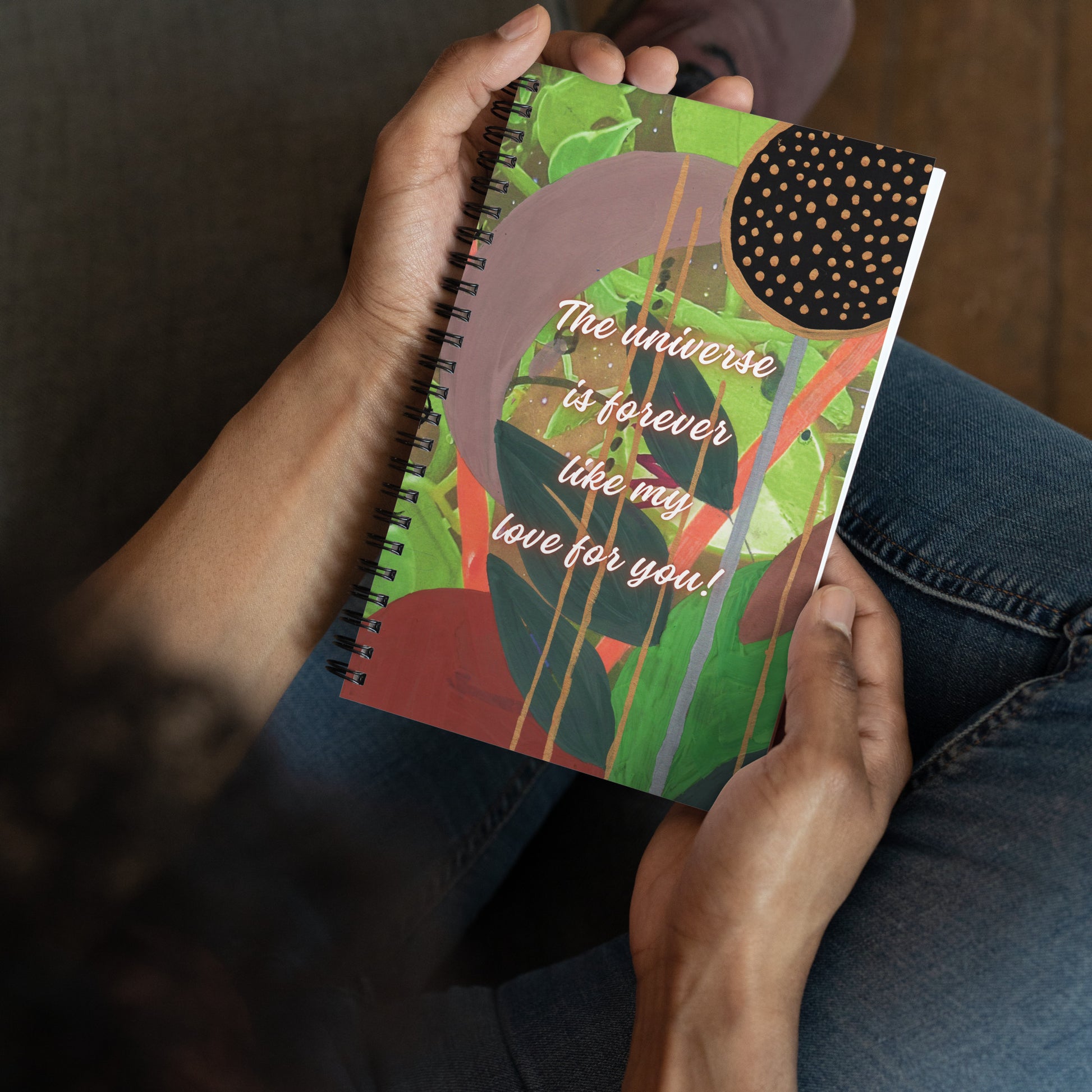 Friendship Spiral Notebook Design 9 POSTCARD The DEEP Store