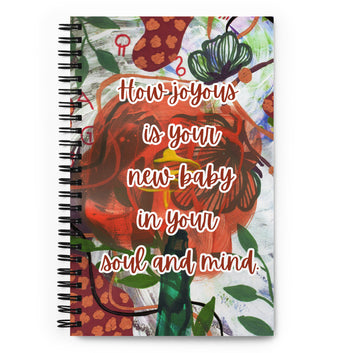 New Baby Spiral Notebook Design 1 POSTCARD The DEEP Store