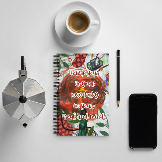 New Baby Spiral Notebook Design 1 POSTCARD The DEEP Store Default Title