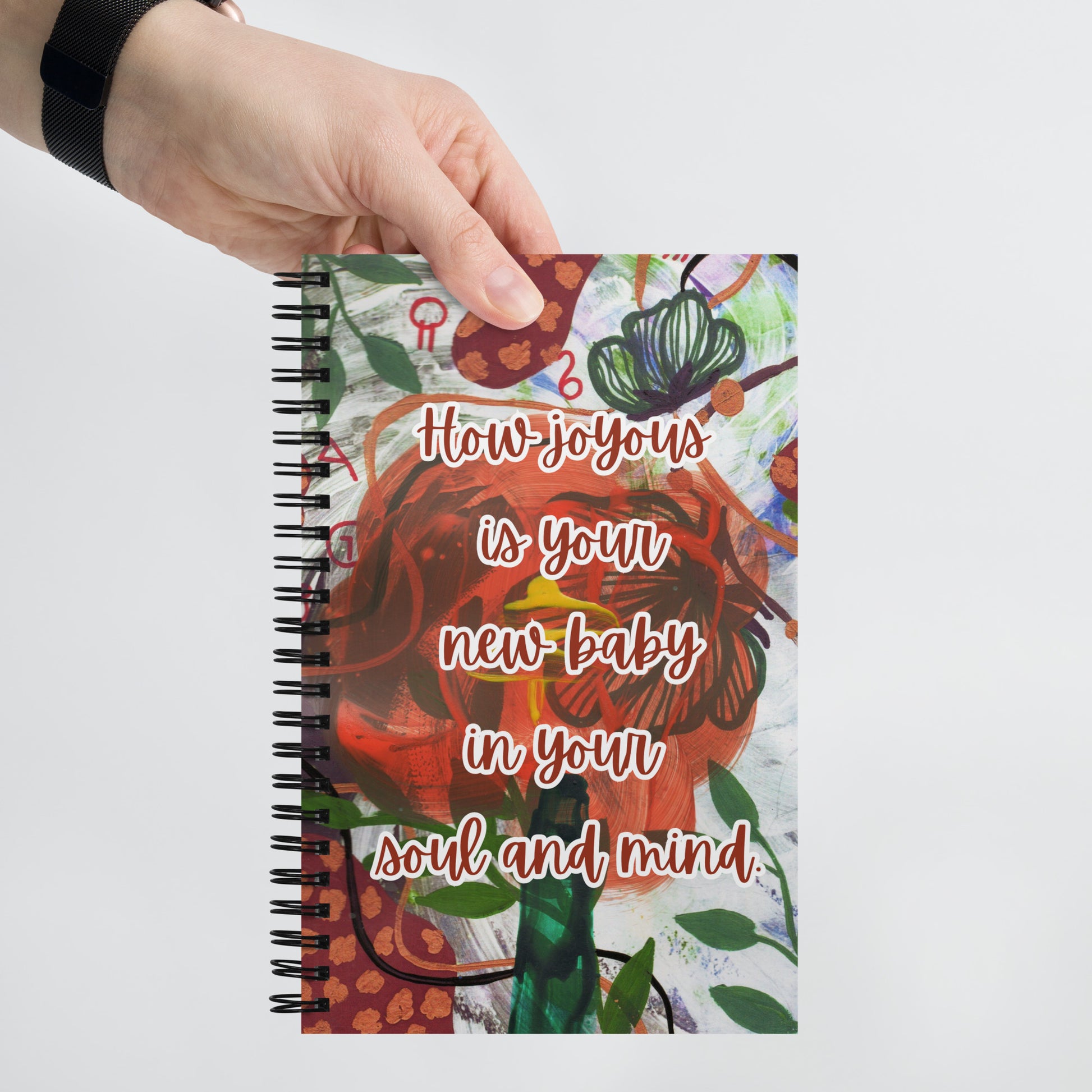 New Baby Spiral Notebook Design 1 POSTCARD The DEEP Store