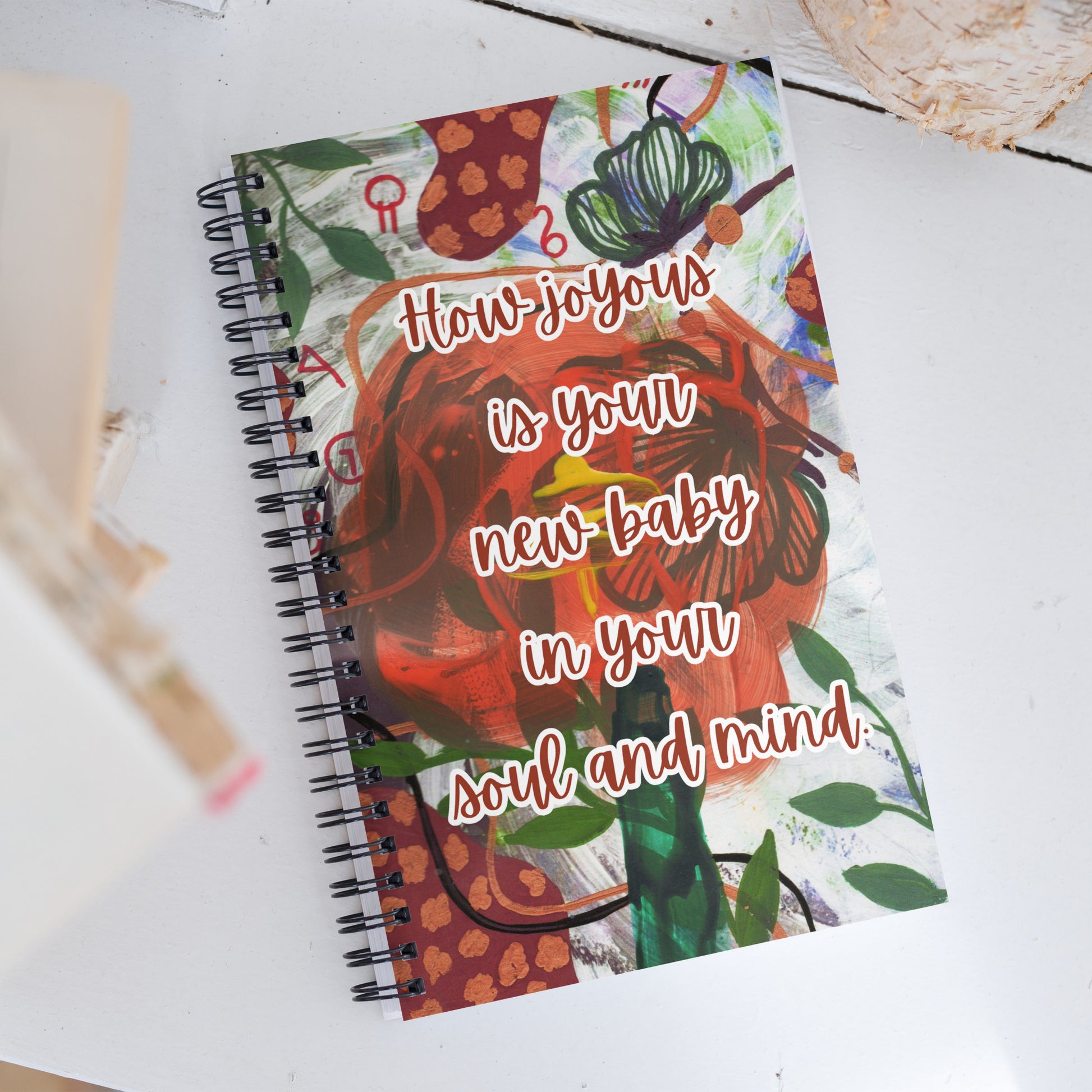New Baby Spiral Notebook Design 1 POSTCARD The DEEP Store