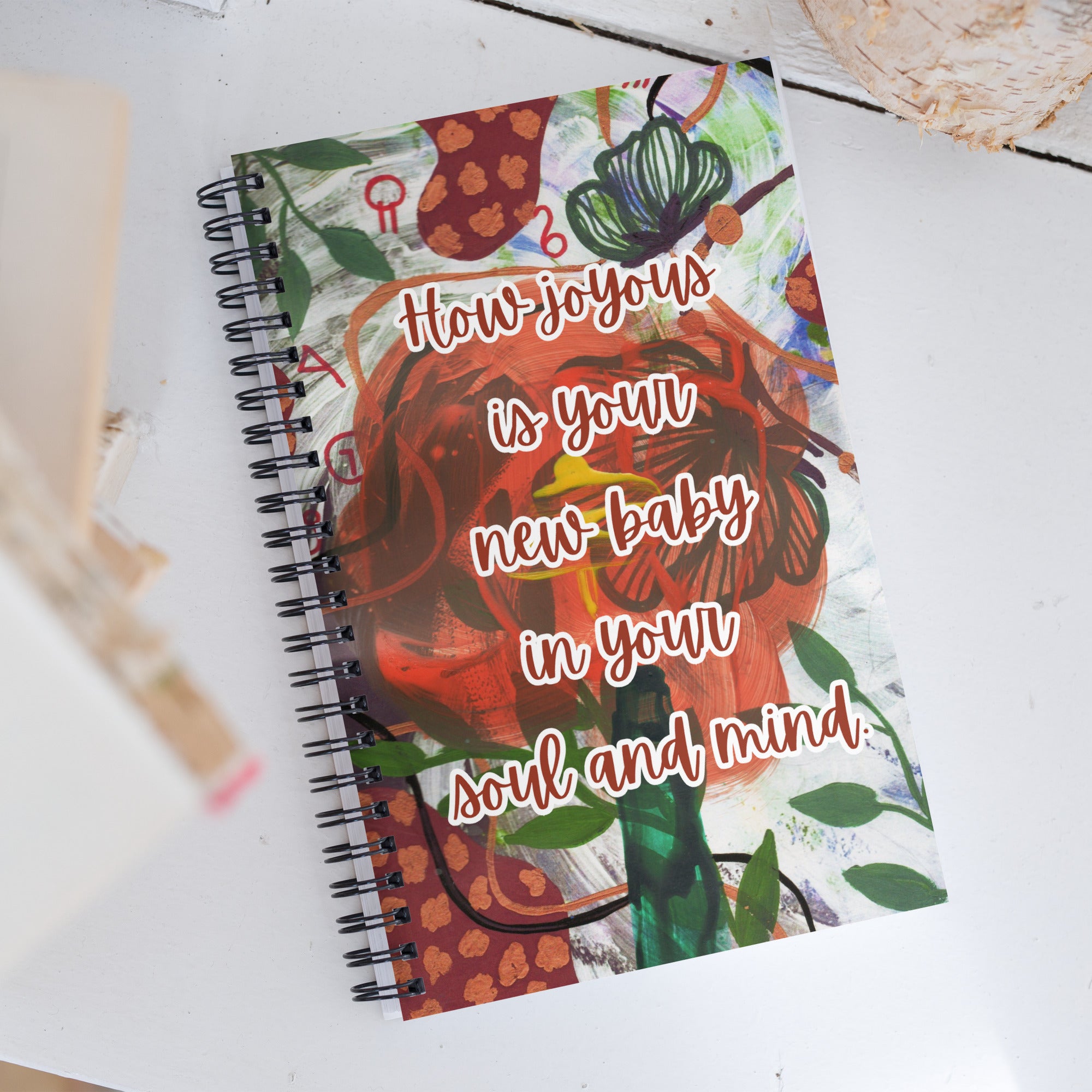New Baby Spiral Notebook Design 1 POSTCARD The DEEP Store