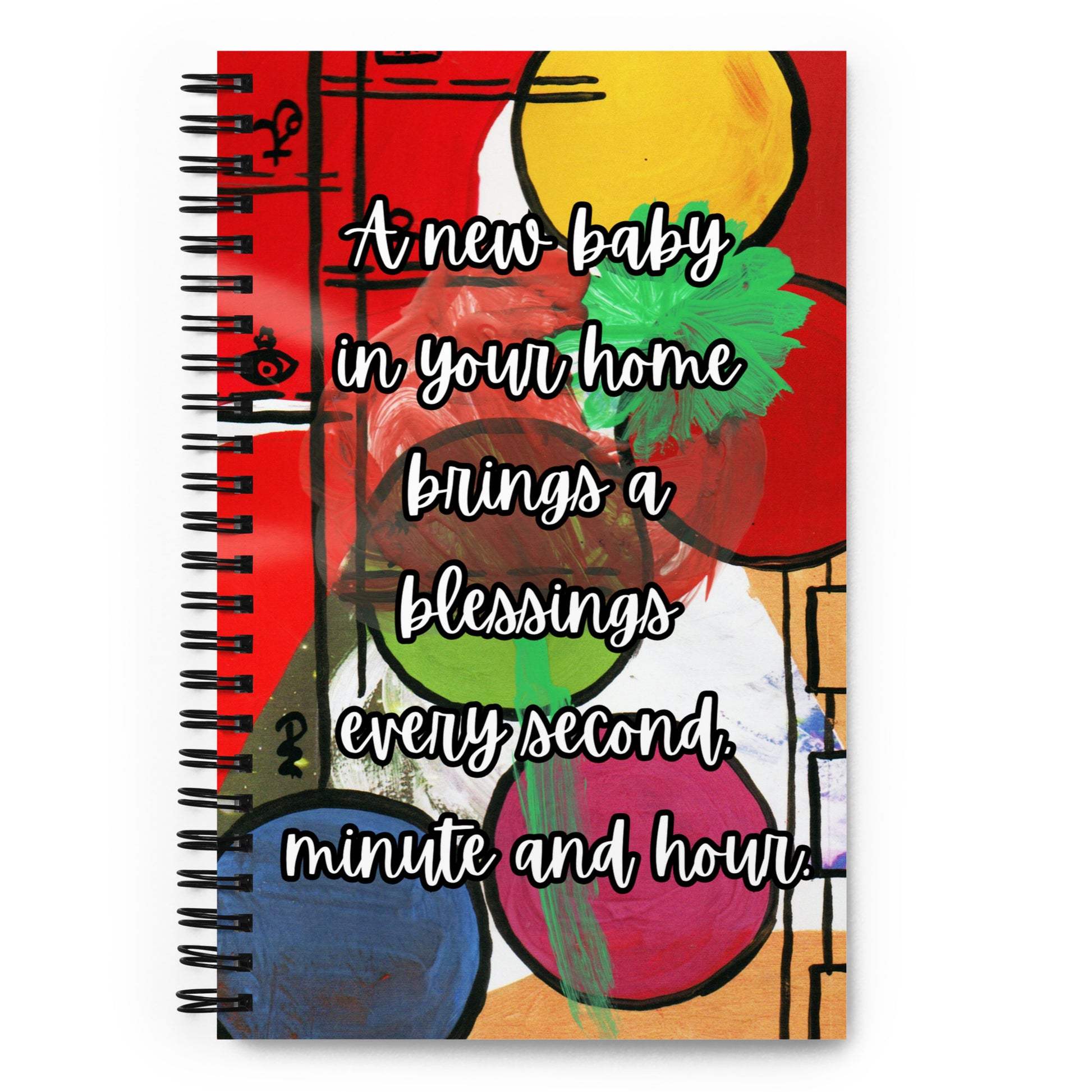 New Baby Spiral Notebook Design 2 POSTCARD The DEEP Store
