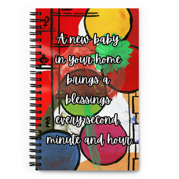 New Baby Spiral Notebook Design 2 POSTCARD The DEEP Store