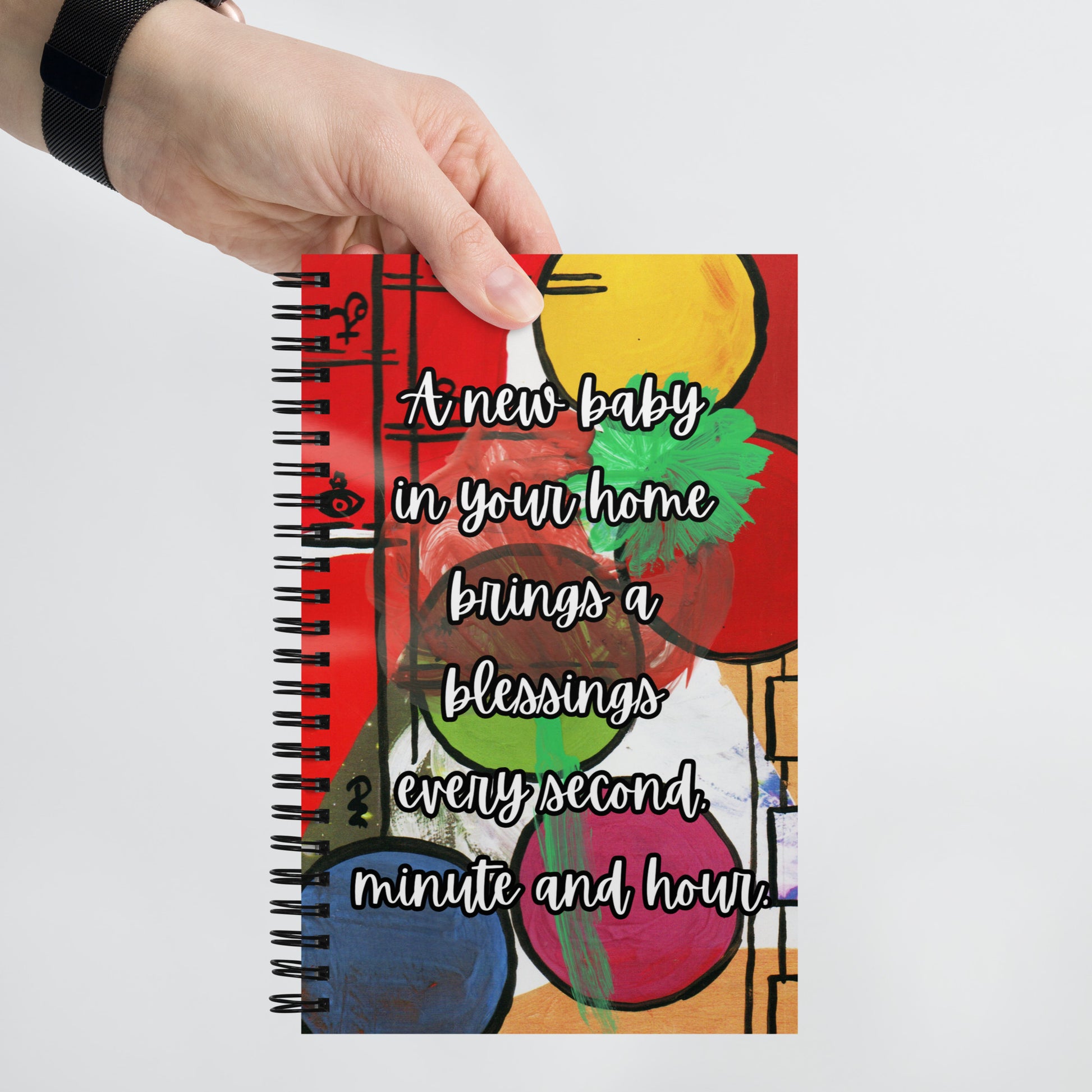New Baby Spiral Notebook Design 2 POSTCARD The DEEP Store