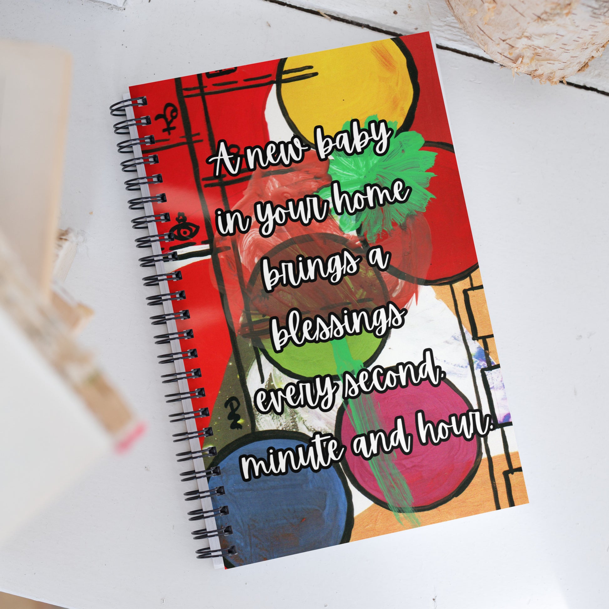 New Baby Spiral Notebook Design 2 POSTCARD The DEEP Store